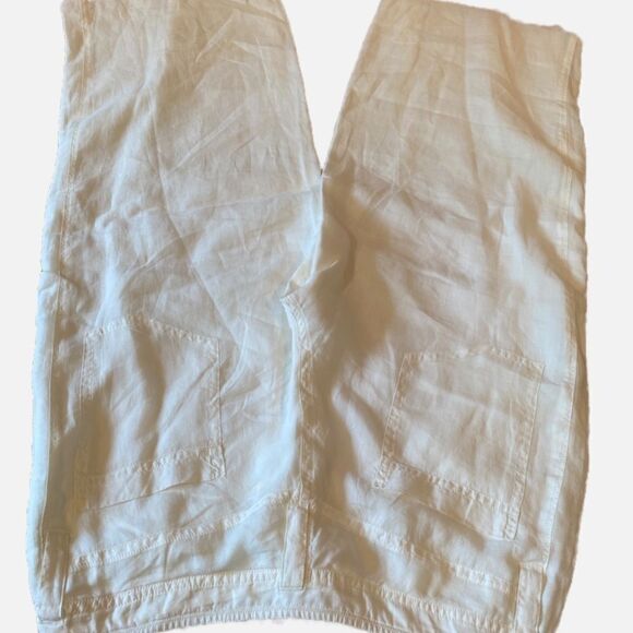 0098 Jarbo Cream Cropped Wide Leg Pants Size 42 NWT - Picture 3 of 17